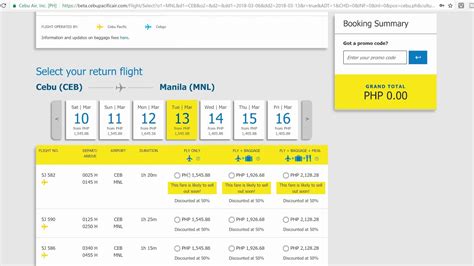 cebu pacific air booking